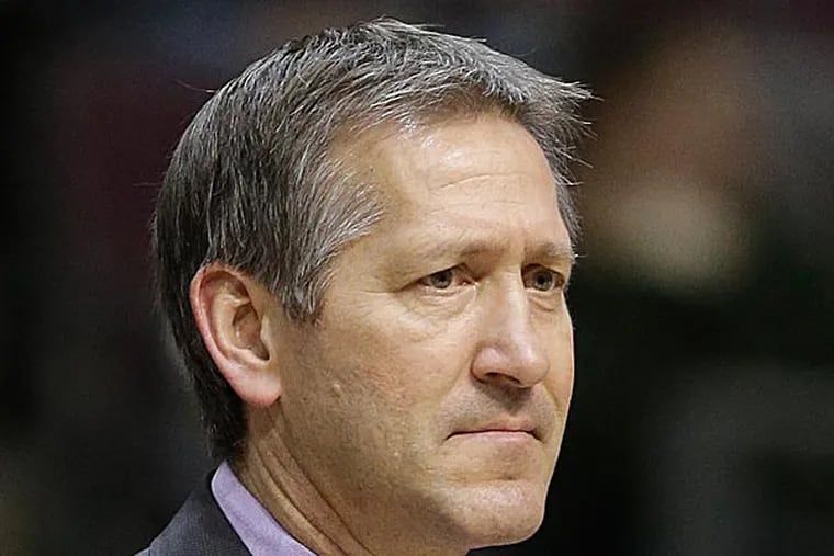 Utah Jazz assistant coach Jeff Hornacek has emerged as a potential coach after two years as an assistant. (Carlos Osorio/AP)