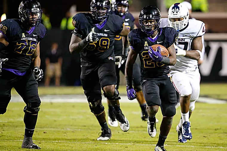 East Carolina running back Breon Allen. (James Guillory/USA Today Sports)