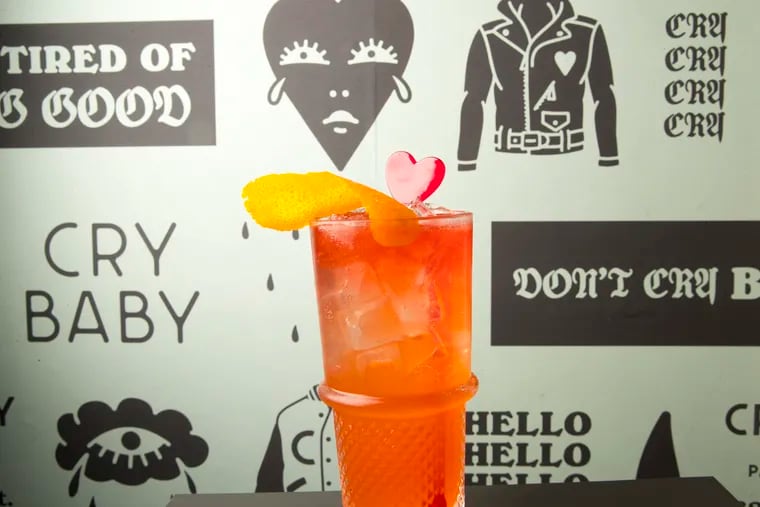 The DonÕt Cry, Be Bitter cocktail at Cry Baby Pasta in the Queen Village section of Philadelphia on April 5, 2019.