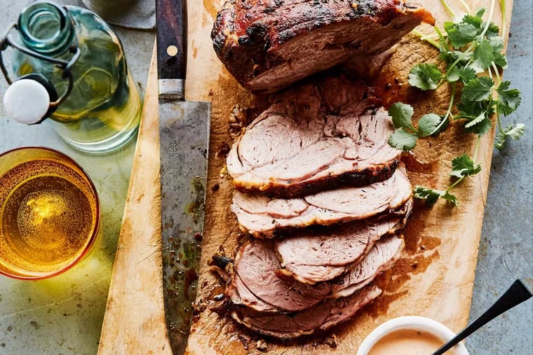 Slow-roasted leg of lamb from "Ciderhouse Cookbook."