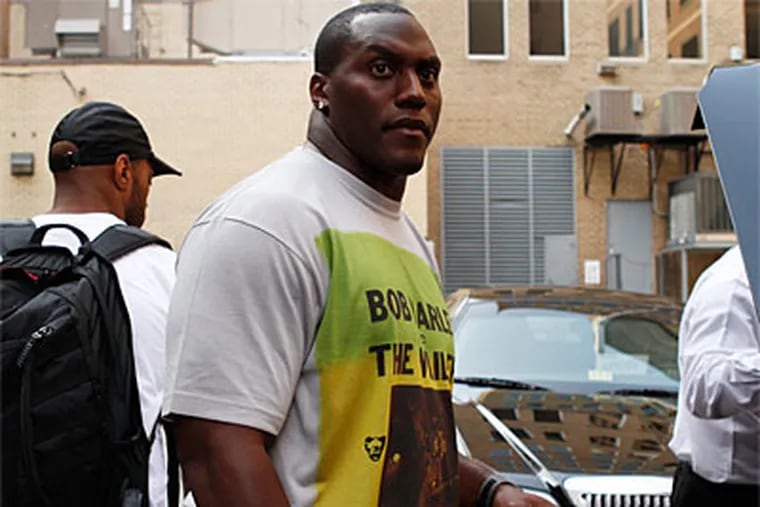 NFL players, including Bengals LB Takeo Spikes, did not vote on a new CBA in Washington, D.C. Wednesday. (AP Photo / Jacquelyn Martin)