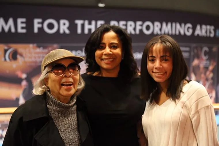 Former TV anchor Renee Chenault Fattah shown here with her mother Dora Chenault and daughter Chandler Fattah says the Thanksgiving holiday is a good time to talk about Alzheimer's disease and caregiving.