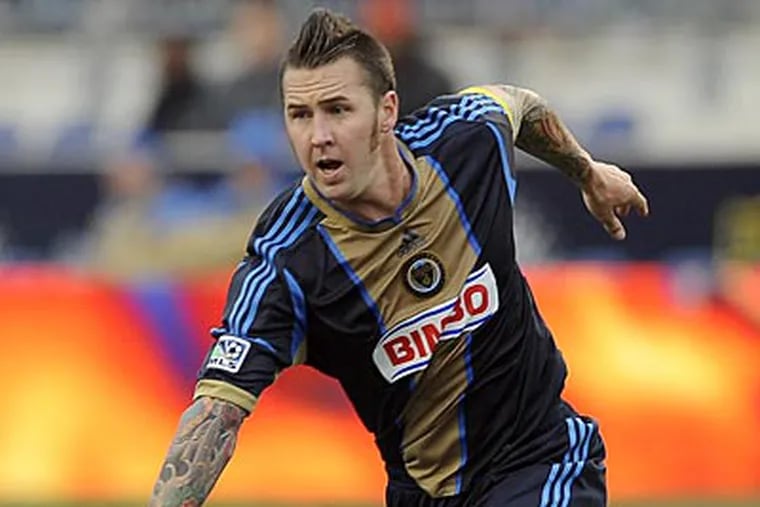 The Union traded Danny Califf to Chivas USA for Michael Lahoud and allocation money. (Michael Perez/AP)
