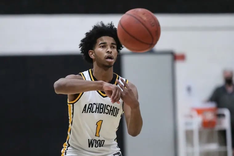 Archbishop Wood's Justin Moore is averaging team highs of 16.4 points and 5.4 assists.