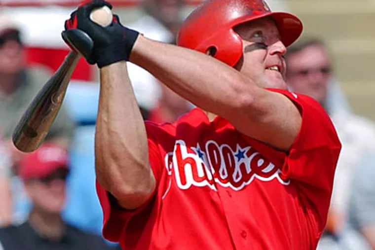 Jim Thome has signed a one-year deal with the Phillies. (Tom J. Puskar/AP file photo)
