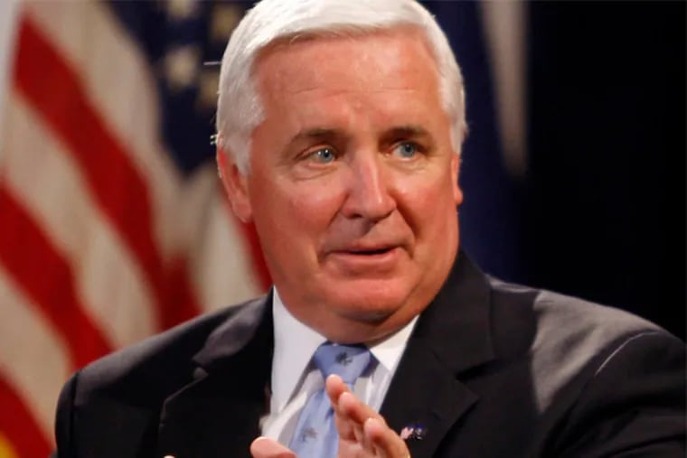 Gov. Corbett said Monday he would accept federal Medicaid funding to insure hundreds of thousands of Pennsylvanians as part of a broader overhaul of the health-care safety net.