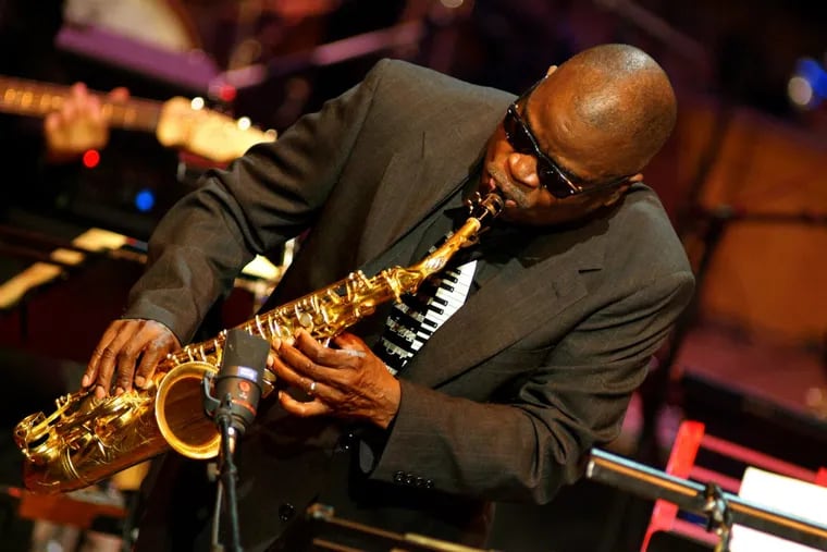 Maceo Parker played the packed Ardmore Music Hall Saturday. INES KAISER