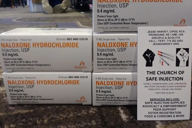 The Church of Safe Injection in Maine distributes naloxone to people who use heroin.