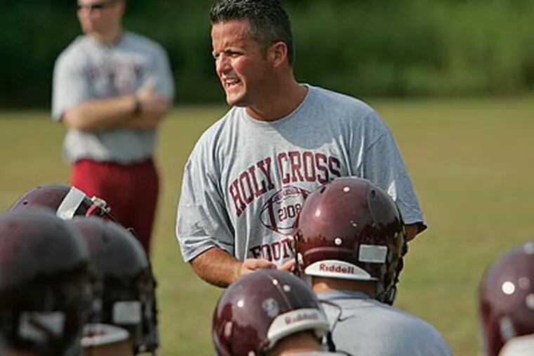 Tim McAneney is the new head coach at Lenape. (Michael Bryant/Staff Photographer)