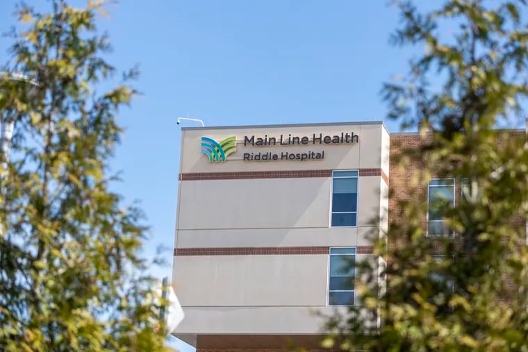 Riddle Hospital in Media is one of Main Line Health's four acute-care hospitals.
