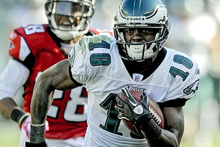 Jeremy Maclin and the Eagles have found themselves tied for the best record in the NFC. (Clem Murray / Staff Photographer)