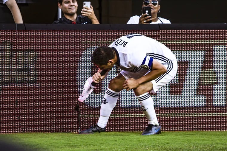 After scoring a goal against D.C. United on August 4, 2019, Union midfielder Alejandro Bedoya ran over to a field microphone on the sideline and shouted: "Hey, Congress: Do something now! End gun violence! Let's go!"