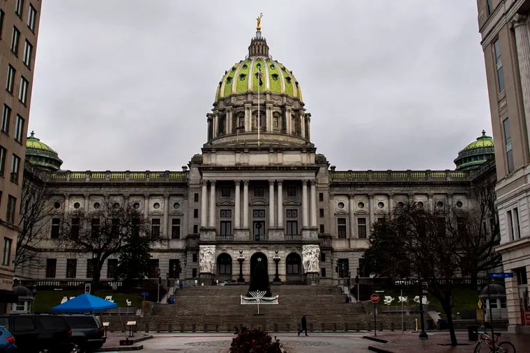 The Pennsylvania State Capitol in Harrisburg.