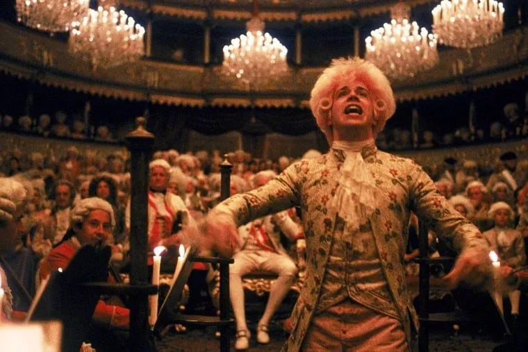 Tom Hulce as Mozart in the 1984 film “Amadeus.”