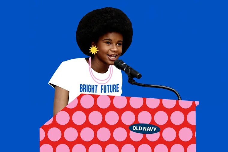 Activist Marley Dias is pictured here as a part of a national Old Navy social campaign, "We are We."
