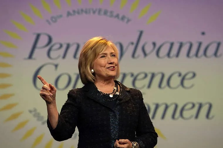 Hillary Clinton drew 48 percent support in a poll. Four in 10 Democratic voters said the party should coalesce behind her. More said she should face a primary challenge.