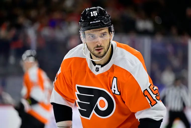 Center Artem Anisimov, who is on a professional try-out with the Flyers, is working his way back from a break in his left foot after blocking a shot in a preseason game against the Boston Bruins on Sept. 24.