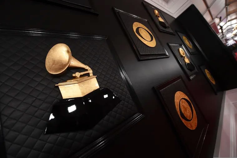 A view of the red carpet at last year's Grammy Awards in Los Angeles.
