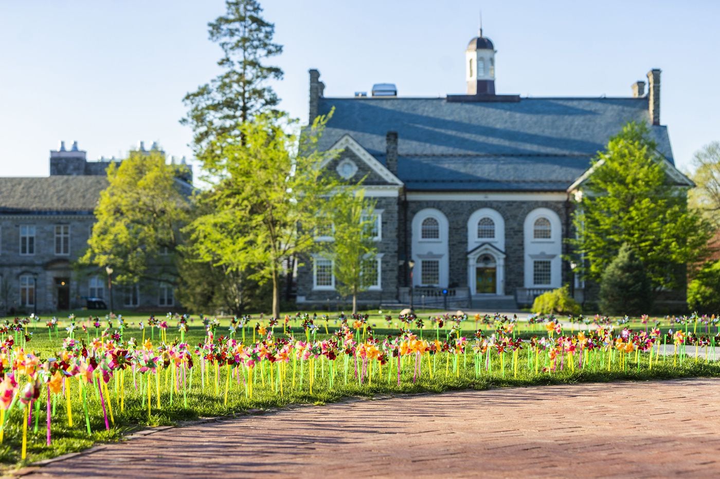 Haverford College continues Pinwheel Day tradition, despite coronavirus