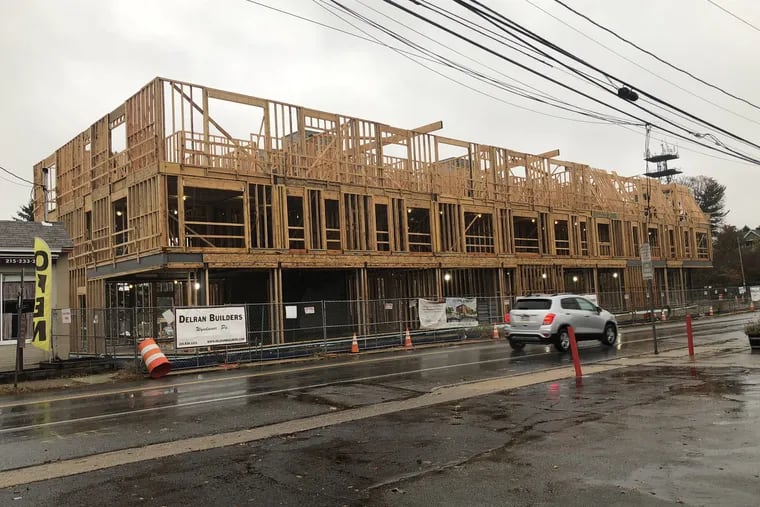 The future Enza in a mixed-use development at 909 E. Willow Grove Ave. in Wyndmoor on Nov. 5, 2018.