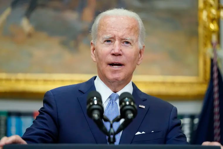 President Joe Biden speaks before signing into law S. 2938, the Bipartisan Safer Communities Act gun safety bill, in the Roosevelt Room of the White House in Washington, Saturday, June 25, 2022.