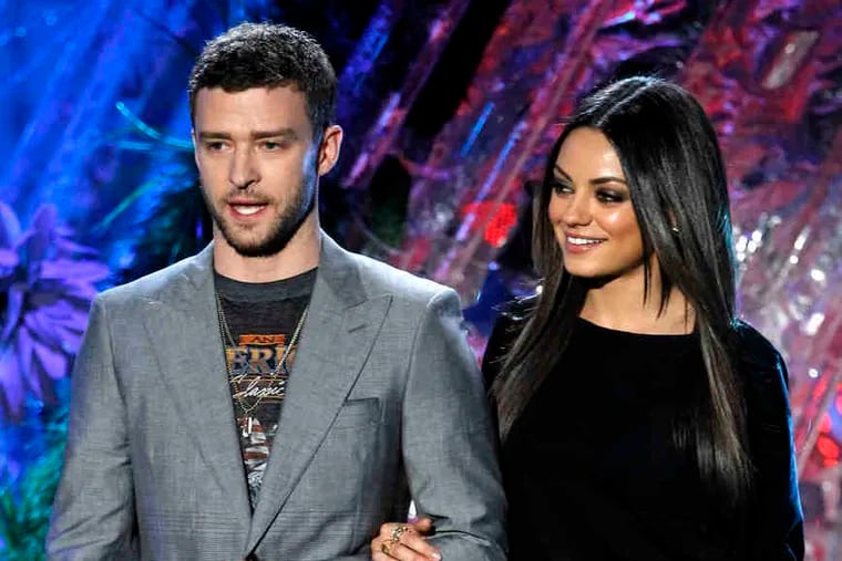 Justin Timberlake persuaded Mila Kunis to accept the invitat- tion of a young Marine in Afghanistan. And so she did.
