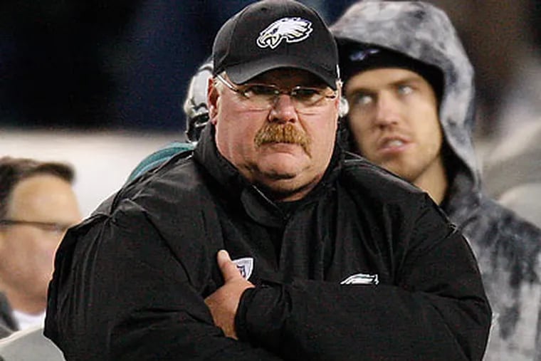 Andy Reid is now the longest-tenured head coach in the National Football League. (David Maialetti/Staff file photo)