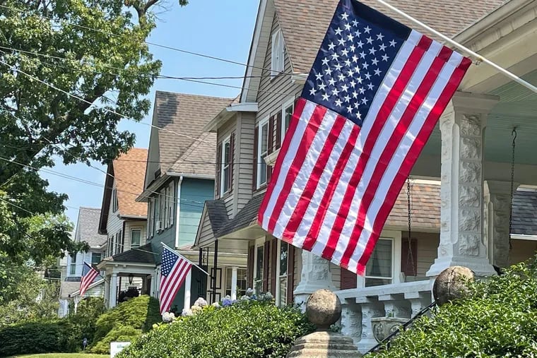 Inquirer reporter Alfred Lubrano put up an American flag outside his South Jersey house. It got him thinking about  the flag's true meaning, and how, these days, it can be controversial just flying one.