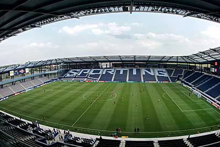 Kansas City played its first 10 games on the road while Livestrong Sporting Park was being finished. (Charlie Riedel/AP)