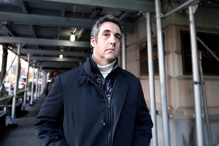 Michael Cohen, the President's lawyer (though not anymore).
