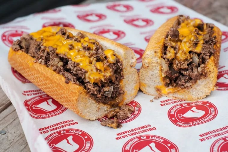 A cheesesteak from Liberty Cheesesteak Company. JP Teti, who started the company, is expanding and rebranding next month when he'll open the restaurant Passyunk Avenue in London.