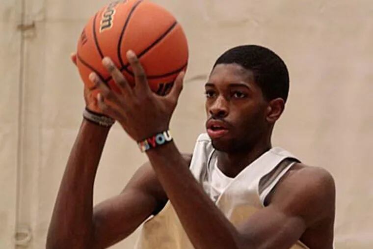 Friends' Central's Amile Jefferson was the most sought-after recruit in
Southeastern Pa. (David Swanson/Staff Photographer)