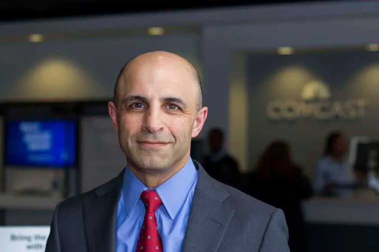 Jim Samaha, Comcast's president for this region, hears good and bad about his employer. &quot;I'm happy to have people approach me and ask me whatever they want,&quot; he said.