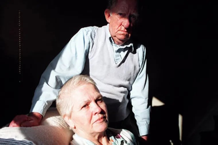 In this 1998 file photo, Arthur Noe and his Marie are pictured together in their Philadelphia home. Marie is now alone. She was convicted of killing 8 of her 10 children. (George Miller)