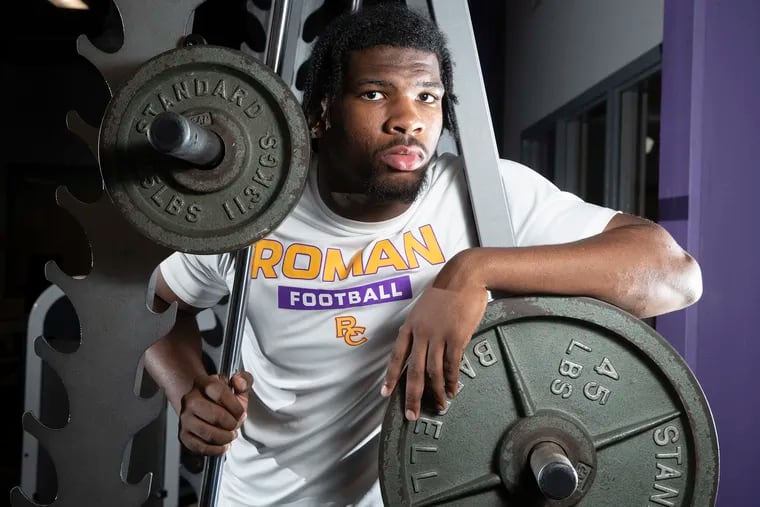 Roman Catholic edge rusher Jameial Lyons was a top Penn State recruit in the class of 2023.