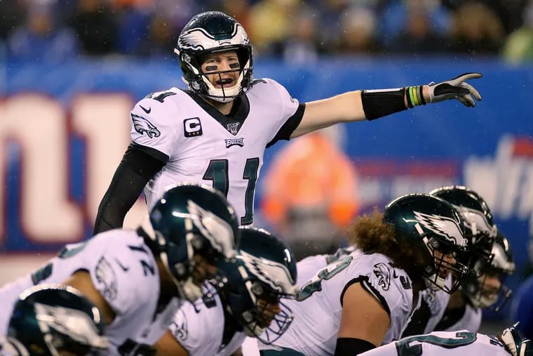 Carson Wentz’s passer rating in the last four games is 100.8.
