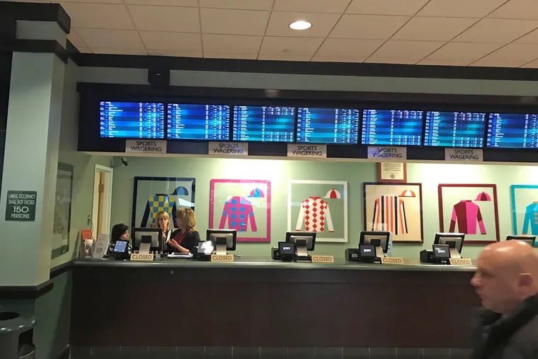 Parx opened its South Philly sports-betting operation on Tuesday, Jan. 15, 2019. ED BARKOWITZ / Staff