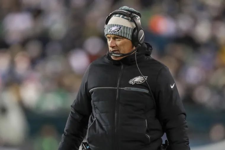 A NFL source close to the coaching searches around the league confirmed Eagles defensive coordinator Jim Schwartz’s candidacy for the New York Giants head coach job, and said the job was his to lose.