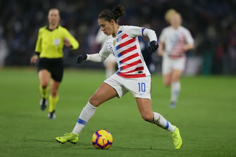 “I know physically I’m in the best shape that I’ve been in," Delran native Carli Lloyd said as she looked ahead to the World Cup. "I know I’ll be ready, and I want to do anything I can to help the team win.”