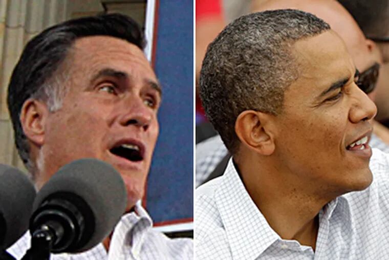 Pennsylvania and Wisconsin are the only two states with Voter ID laws where Mitt Romney is considered to be competitive with President Barack Obama. (AP Photos)