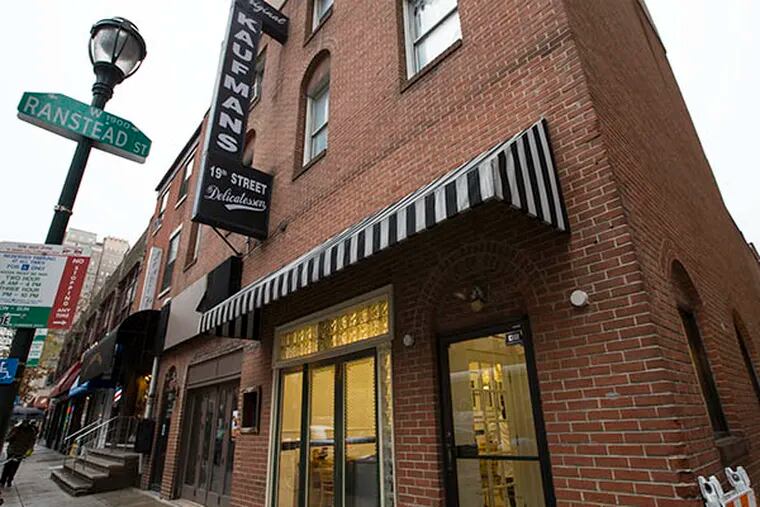 The new Kaufman's deli, formerly Famous Deli on 19th Street. (Stephanie Aaronson/Philly.com)