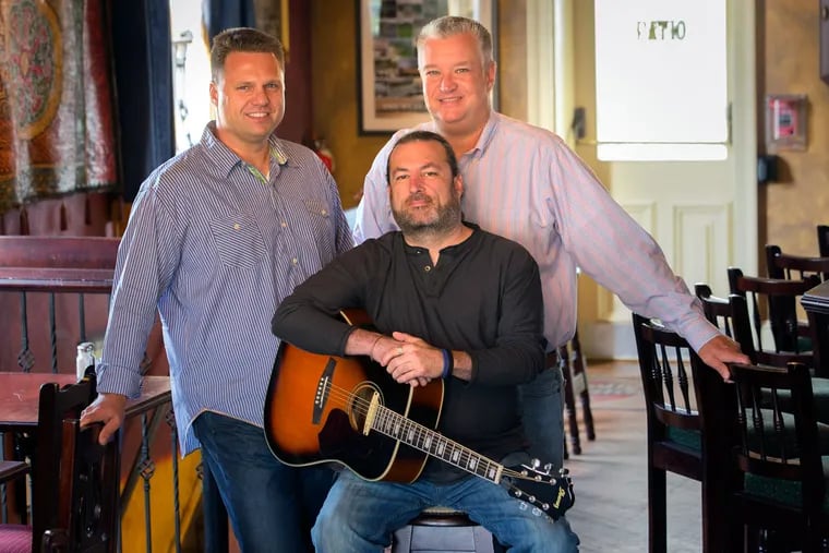 Songmaker Productions founders (from left) Chris Wentz, David Hawkins, and Richard Wilder. The West Chester-based start-up helps anyone put thoughts to music.