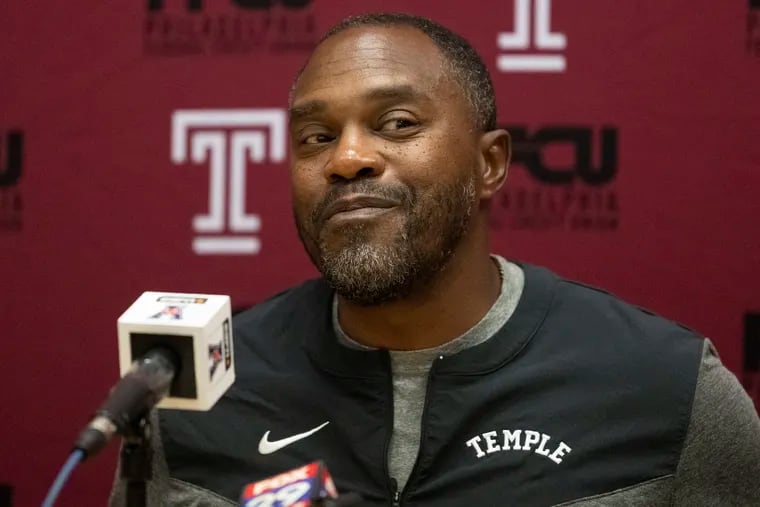 Stan Drayton told reporters optimism is high heading into his second year as Temple head coach.