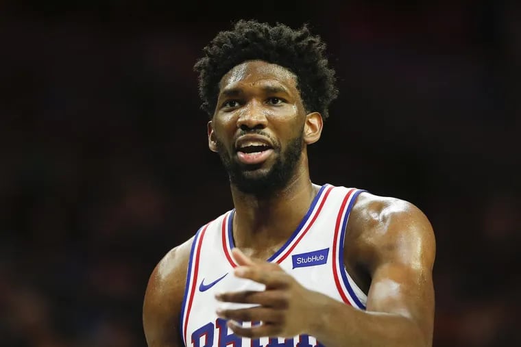 Sixers center Joel Embiid knows he needs to improve his conditioning.