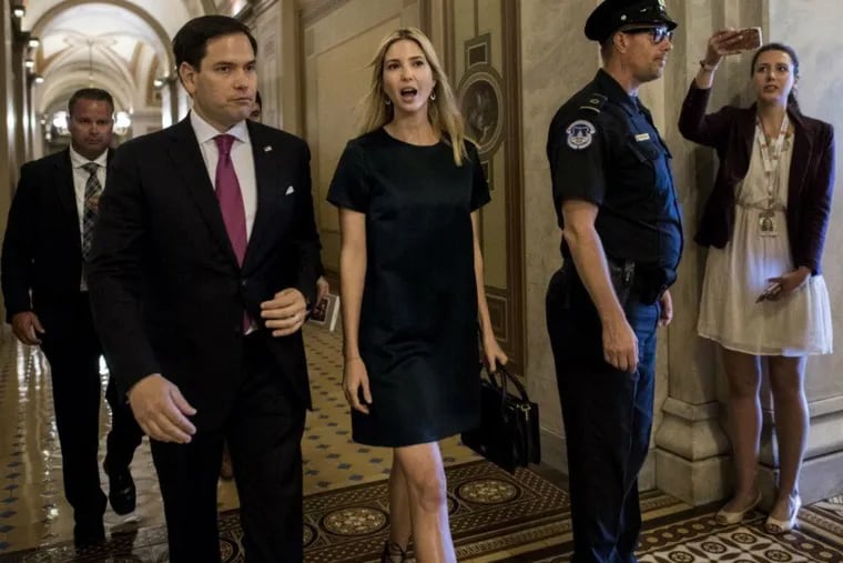 Ivanka Trump and Marco Rubio met last month to discuss child care. Rubio’s support for a GOP tax bill may prove decisive.