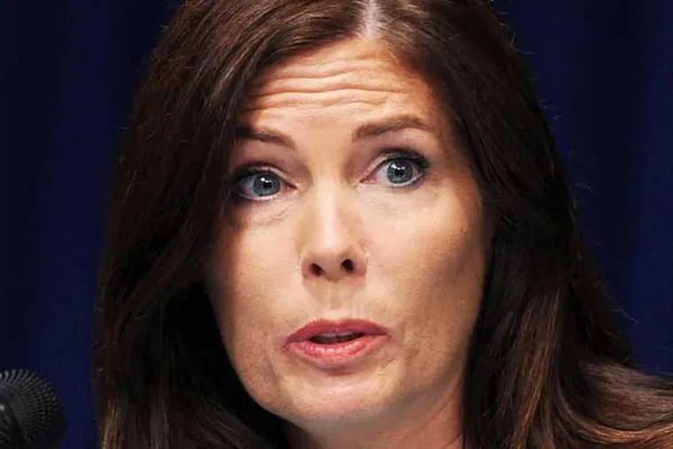 Kathleen G. Kane had cited delays in the investigation. BRADLEY C. BOWER / Associated Press
