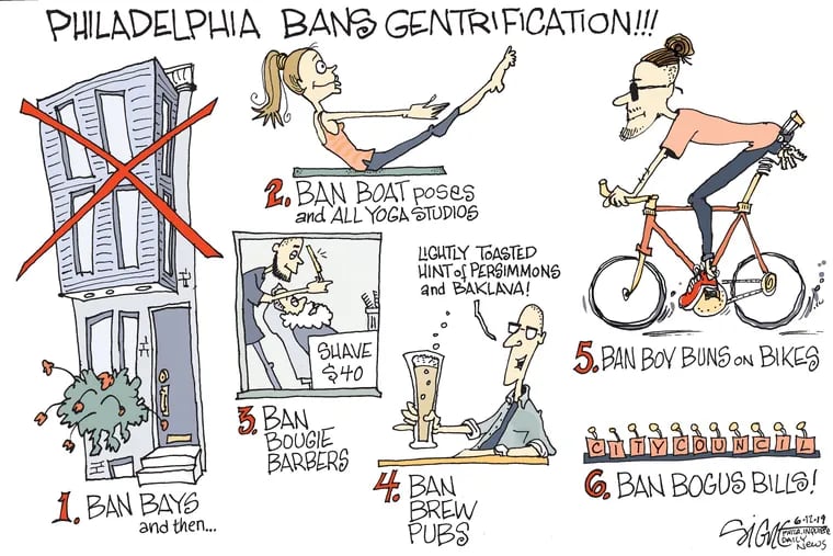 Signe Wilkinson cartoon du jour
TOON12
Ban Gentrification