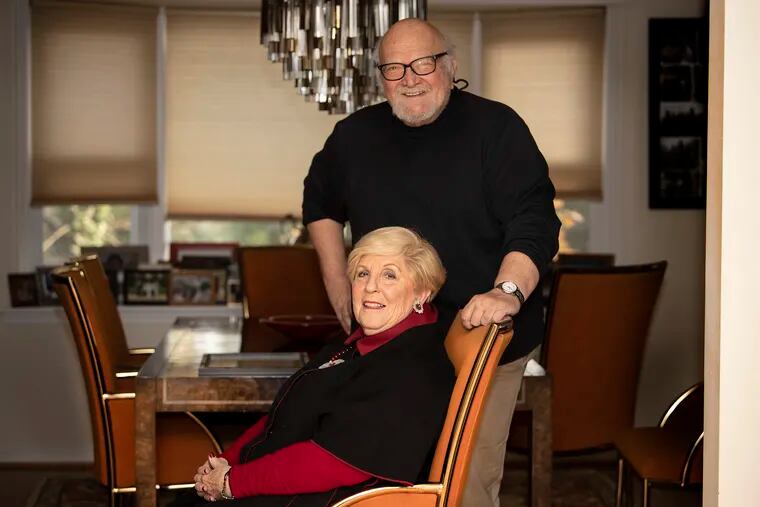 Joy Pollock and Burt Siegel, both active in the Jewish community in the Philadelphia area, have melded their lives and loves  in the home they share in Montgomery County.