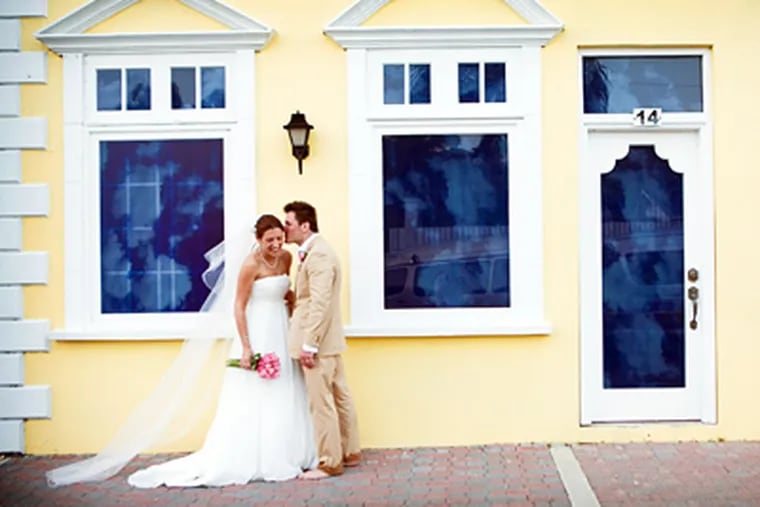 Jennifer Boyle & John Tondera were married May 1, 2010 in Jamaica. (Christopher Dumas Photography)