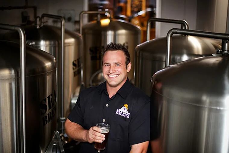 Bobby Baker is the brewer at Sea Dog Brewpub in Clearwater.